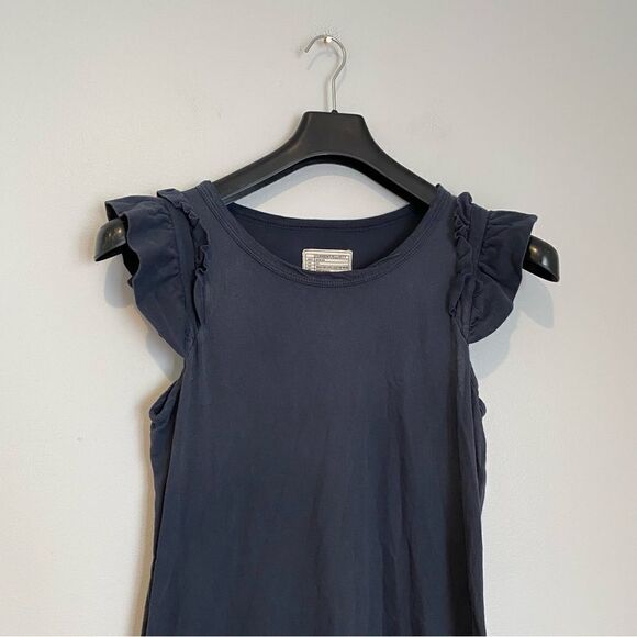 CURRENT/ELLIOTT The Ruffle Muscle Cotton Shift Dress Size 2/ Medium - Picture 4 of 7
